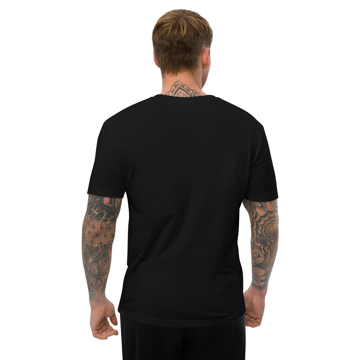 Mens Black Muscle Fit T-Shirt