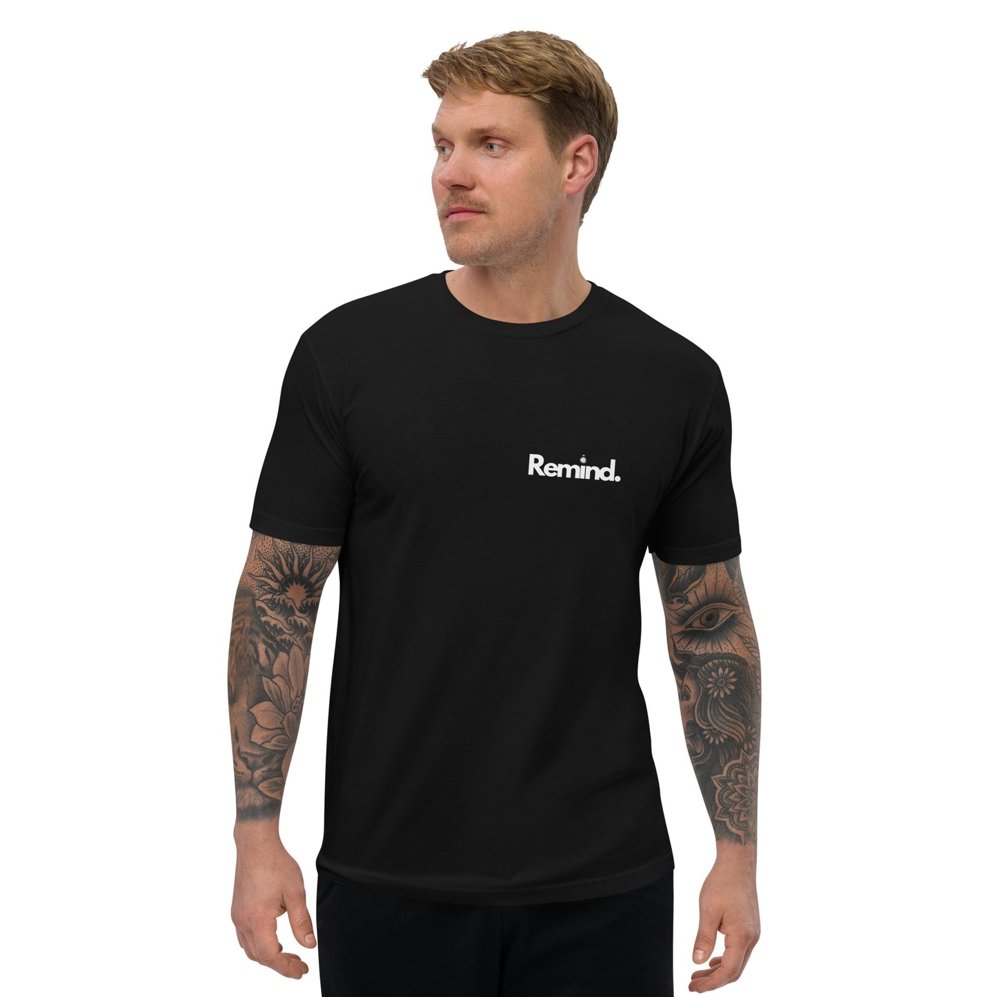 Mens Black Muscle Fit T-Shirt