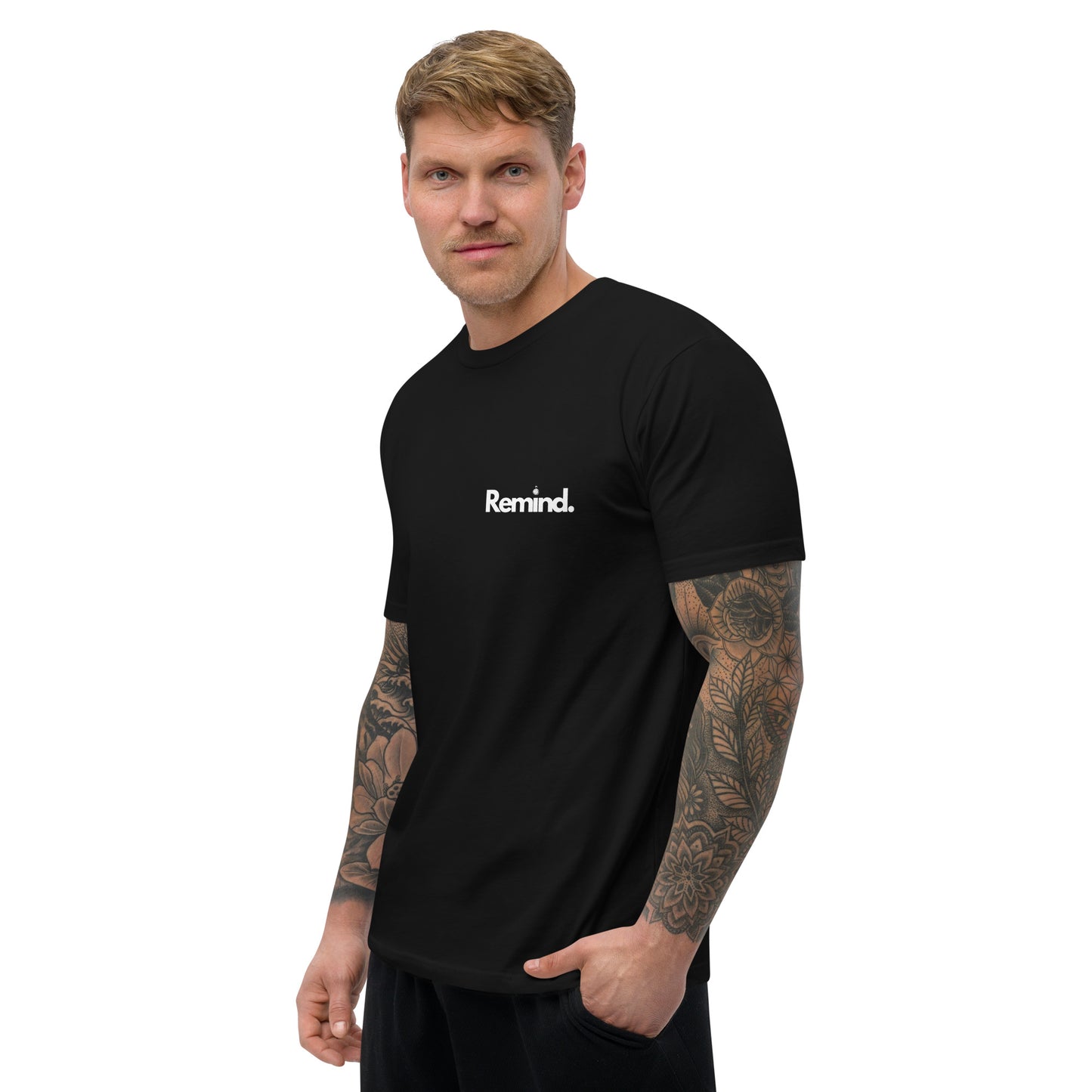 Mens Black Muscle Fit T-Shirt