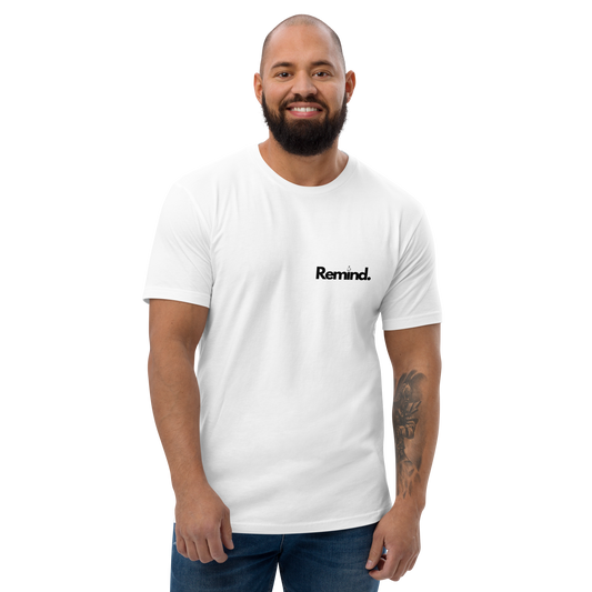 Men's White Muscle Fit T-Shirt