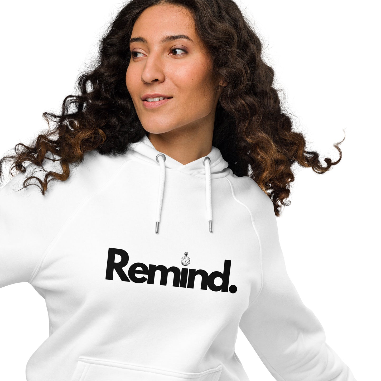 Remind Comfy White Hoodie