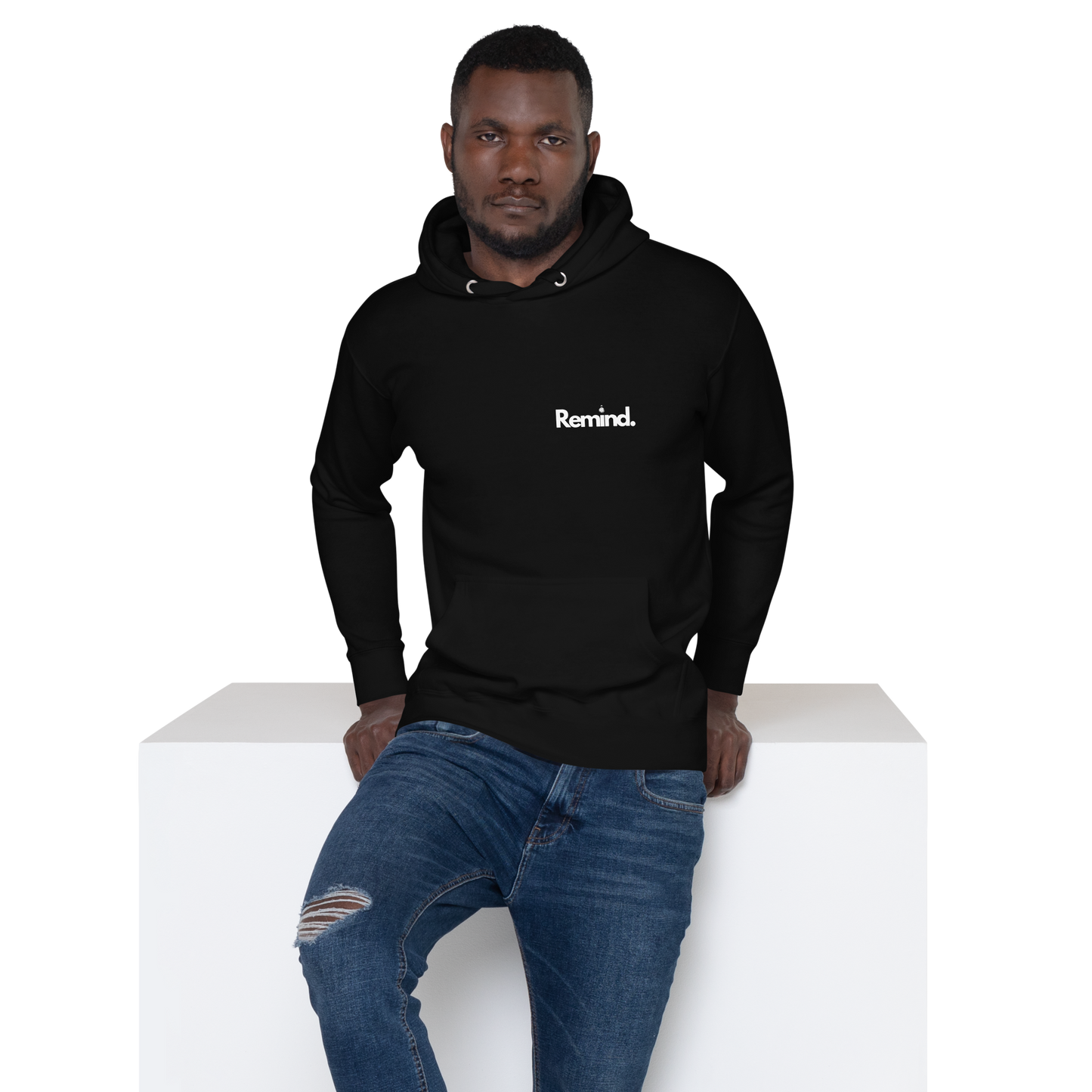 Jet Black Remind Hoodie