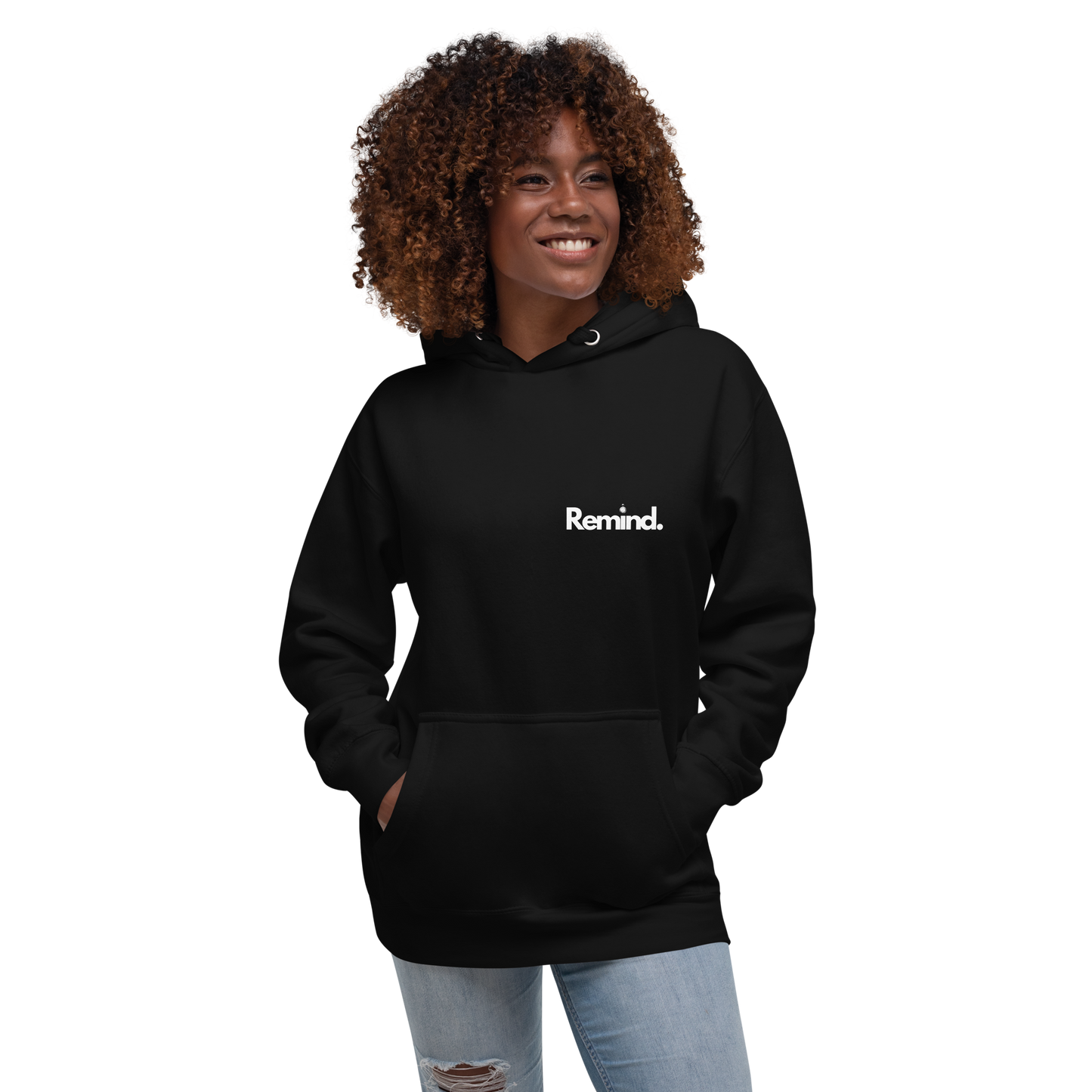 Jet Black Remind Hoodie