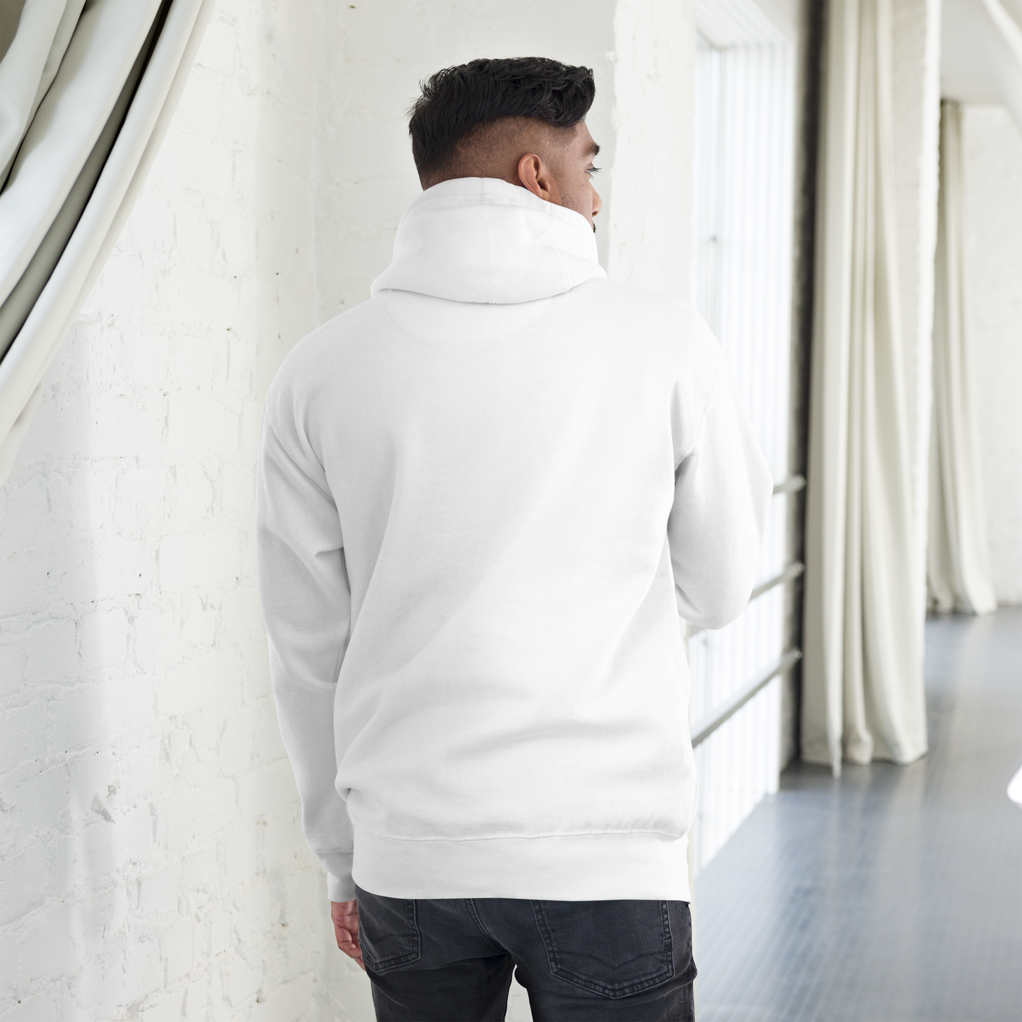 Clean White Remind Hoodie